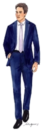 Exemplo de traje masculino